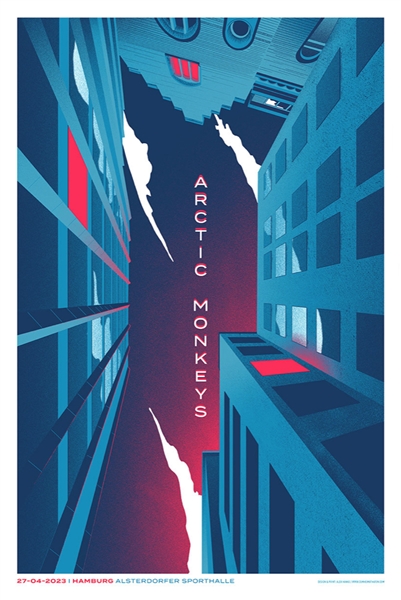 Arctic Monkeys Concert Poster by Alex Hanke