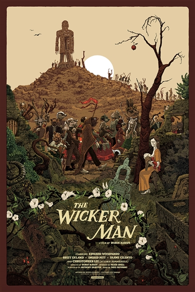 Affiche Toile "The Wicker Man 1973" 40x60 Cm - Imperméable, Anti-UV, Sans Cadre - Déco Murale Moderne Maison/bureau - 4